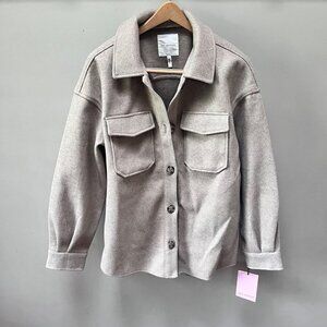 Avec Les Filles Oversized Shirt Jacket / Shacket. New with Tags. Size M.‎